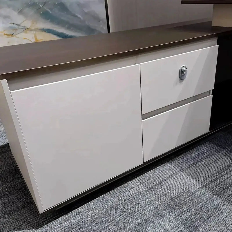 Oxley · Modern L-Shaped Executive Desk by Arc Grove