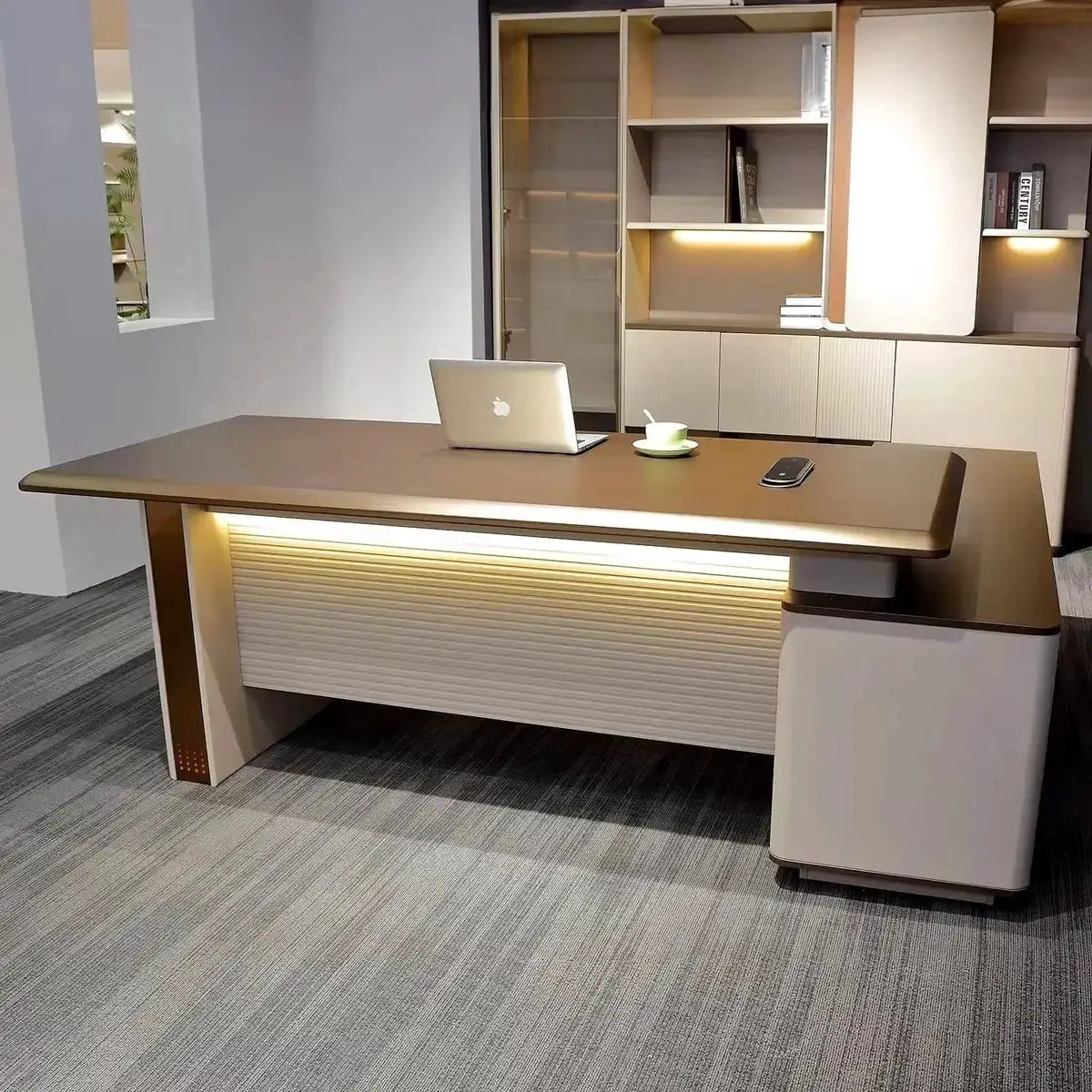 Oxley · Modern L-Shaped Executive Desk by Arc Grove