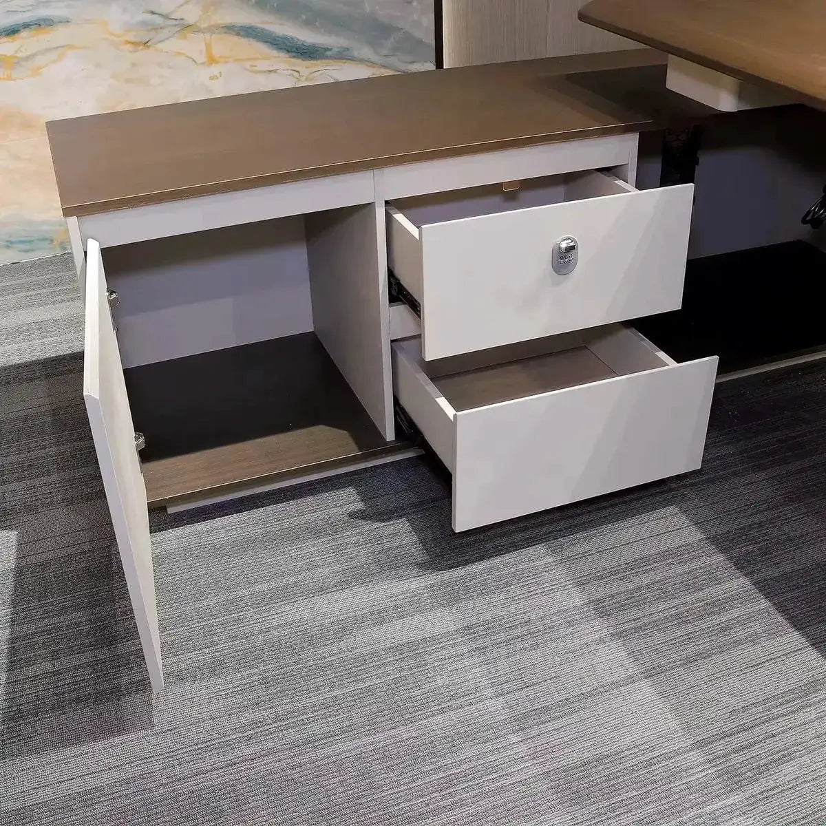 Oxley · Modern L-Shaped Executive Desk by Arc Grove