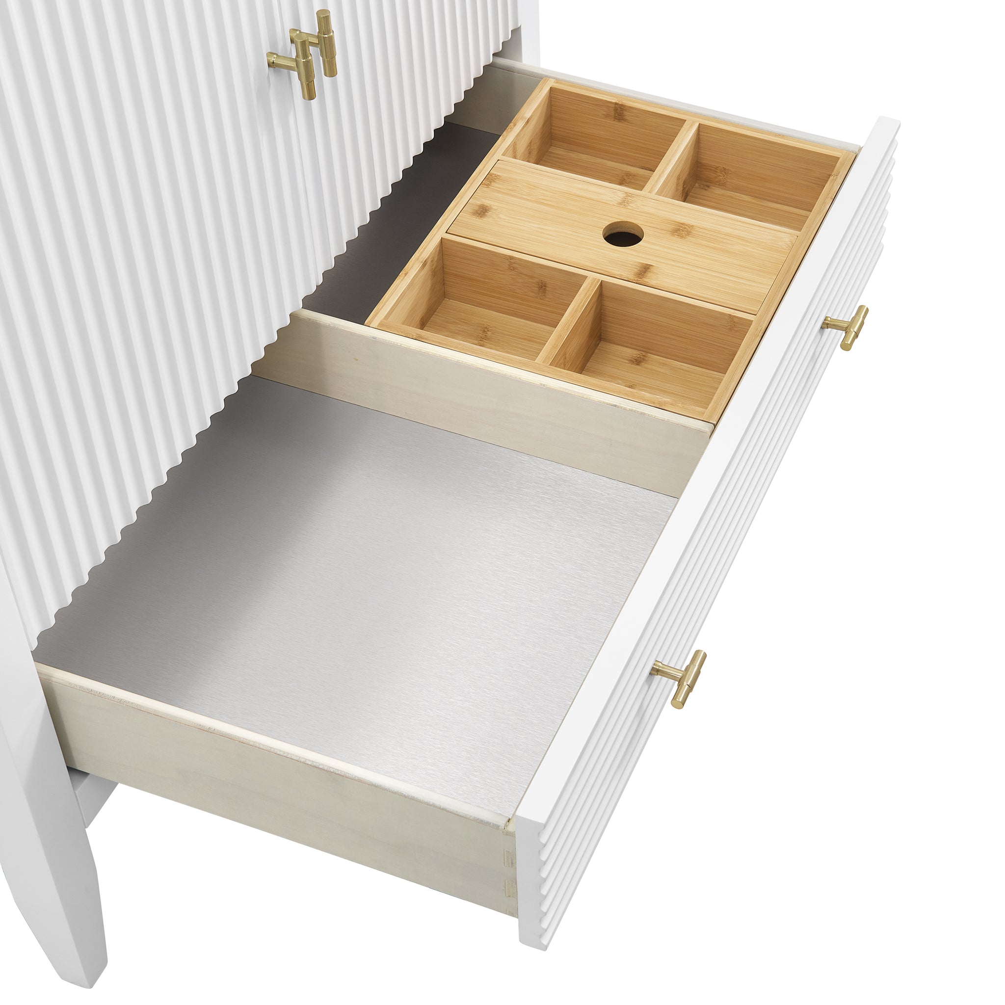 James Martin Myrrin 36" Single Bathroom Vanity, Bright White by James Martin