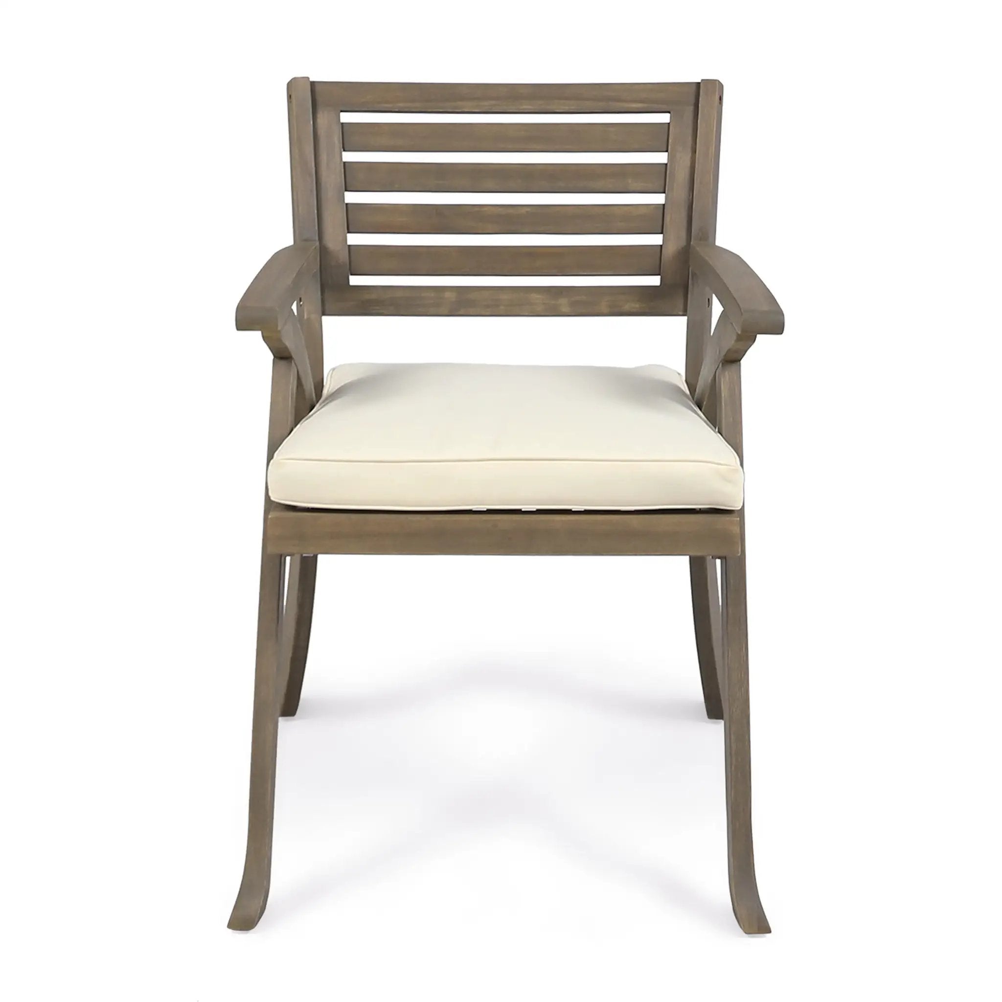 Helen Outdoor Acacia Wood Dining Chair by HouseOfZazla