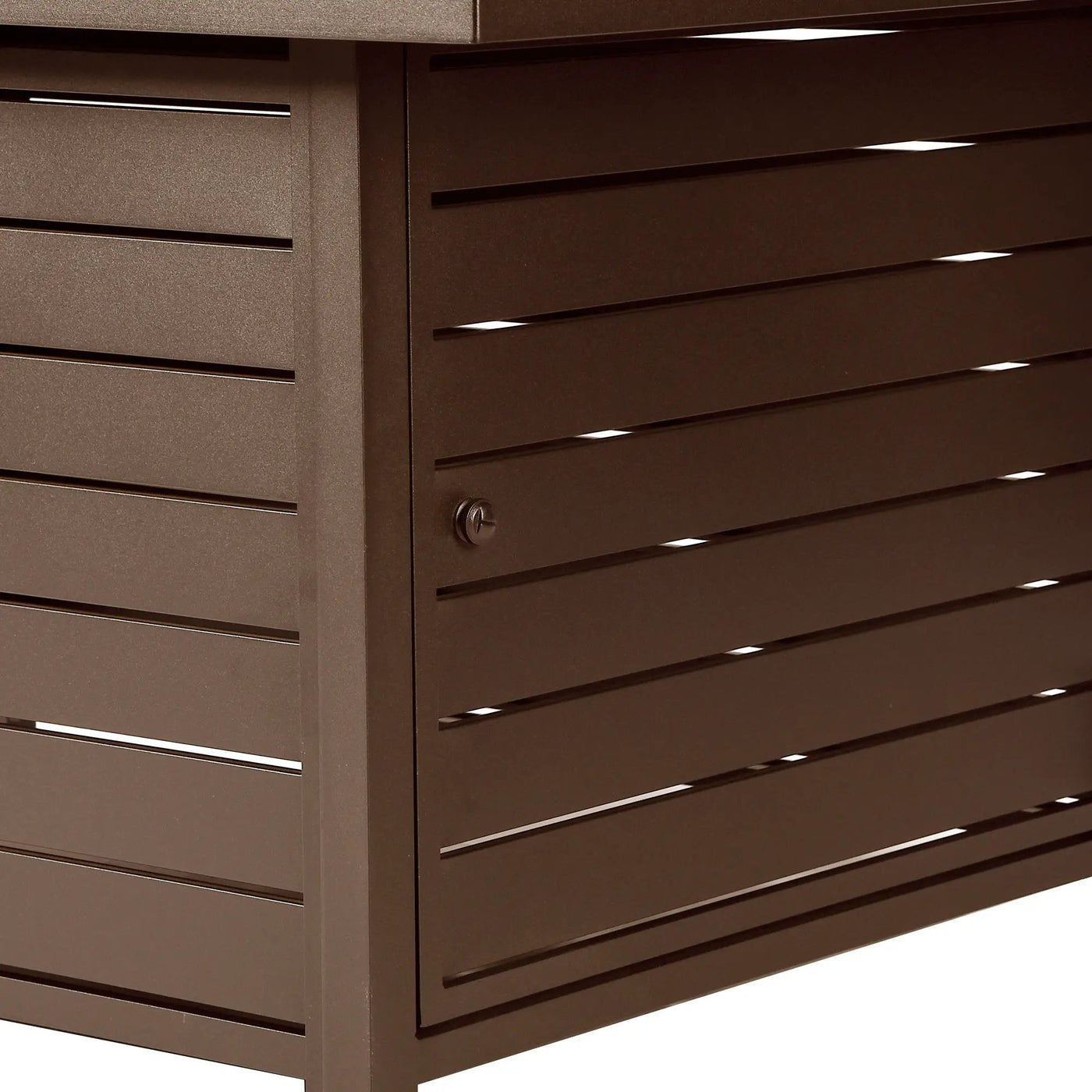 Aluminum 48-in Rectangular Propane Fire Table, Beads, Covers and Lid by Sharicks