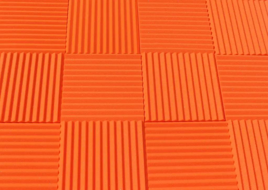 1 Inch Acoustic Foam Wedge Style Panels - 13 Color Options by SoundAssured