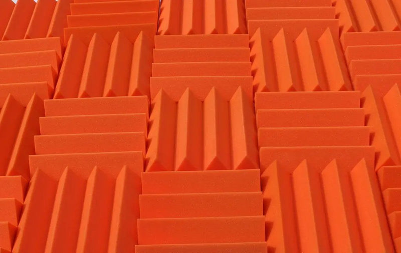 3 Inch Acoustic Foam Wedge Style Panels - 13 Color Options by SoundAssured