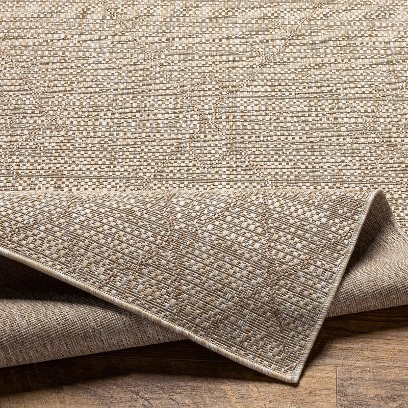 Marwood Brown Nordic Outdoor Rug - Clearance by Boutique Rugs