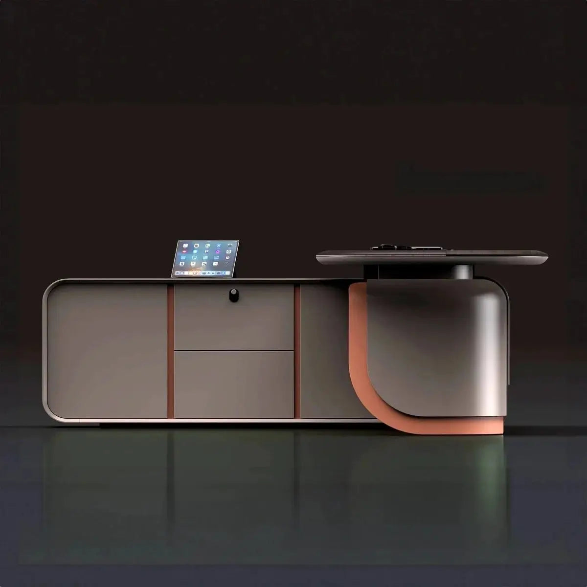 Ordin · Modern L-Shaped Executive Desk by Arc Grove