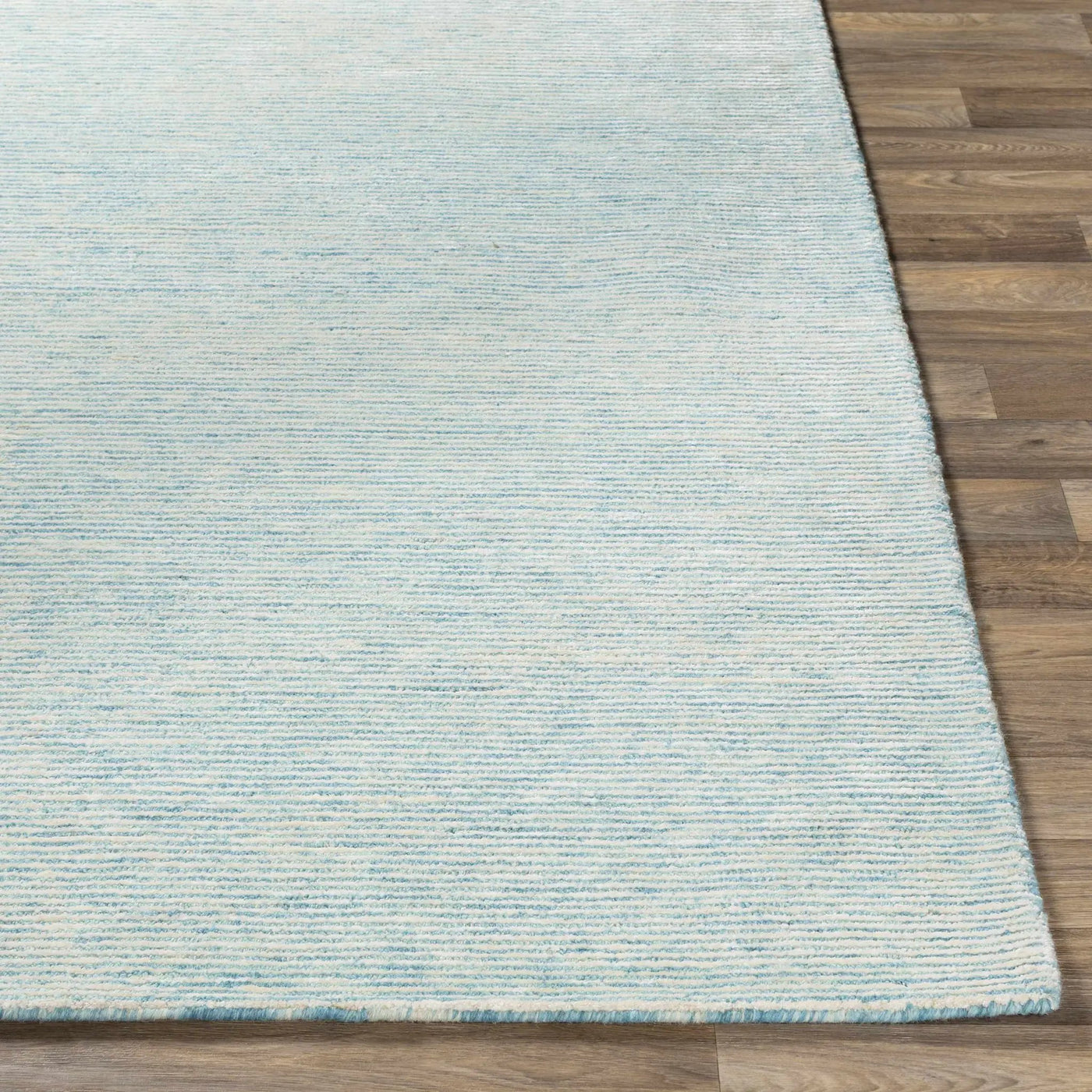 Orcas Hand Tufted Wool-Blend Rug - Ice Blue by Boutique Rugs
