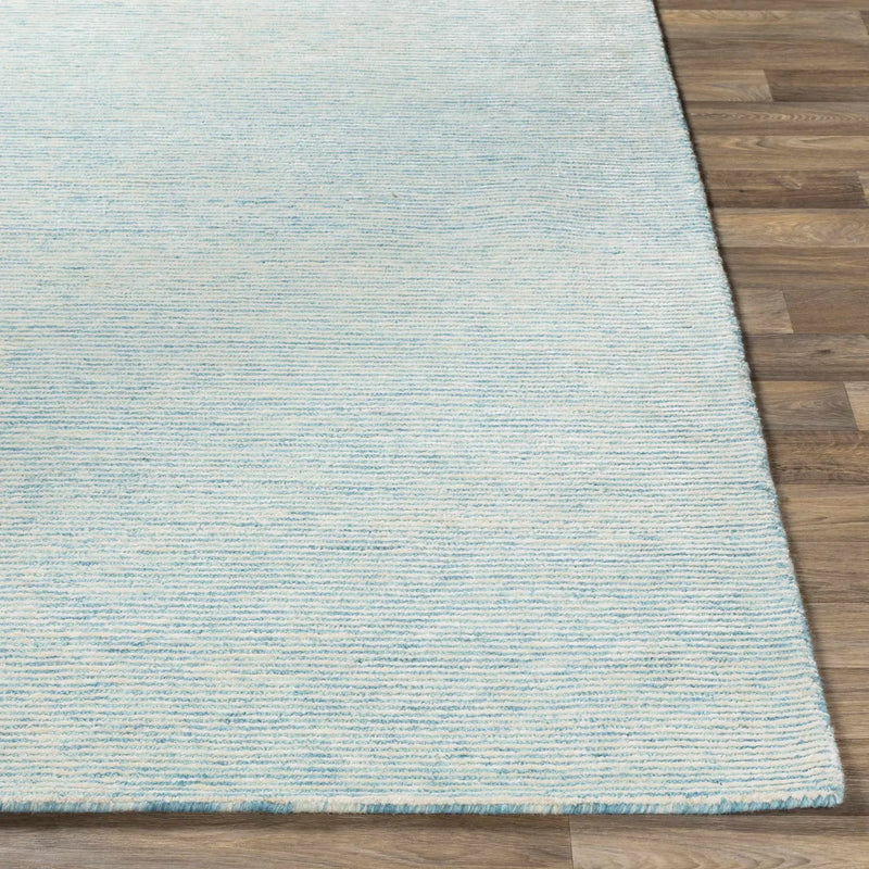 Orcas Hand Tufted Wool-Blend Rug - Ice Blue by Boutique Rugs