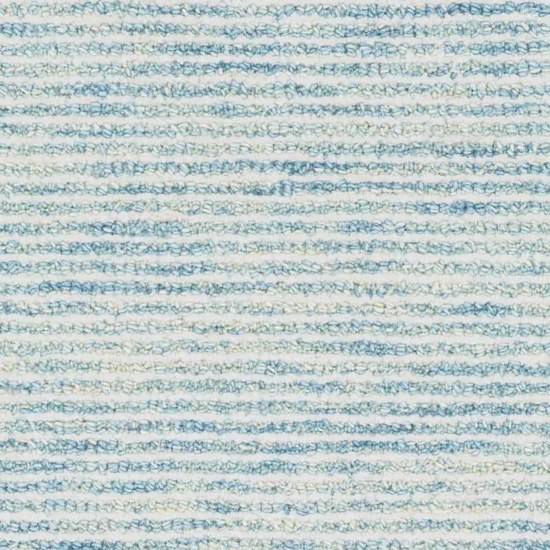Orcas Hand Tufted Wool-Blend Rug - Ice Blue by Boutique Rugs