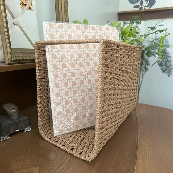 Woven Hanging File Basket by Decor Steals
