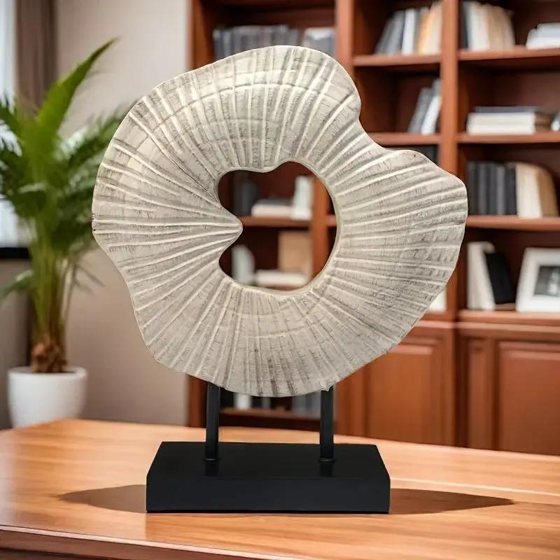 Ornament - Abstract White Shell by House Of Avana