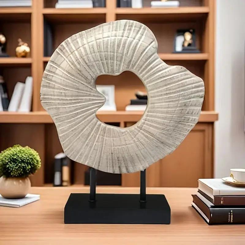 Ornament - Abstract White Shell by House Of Avana