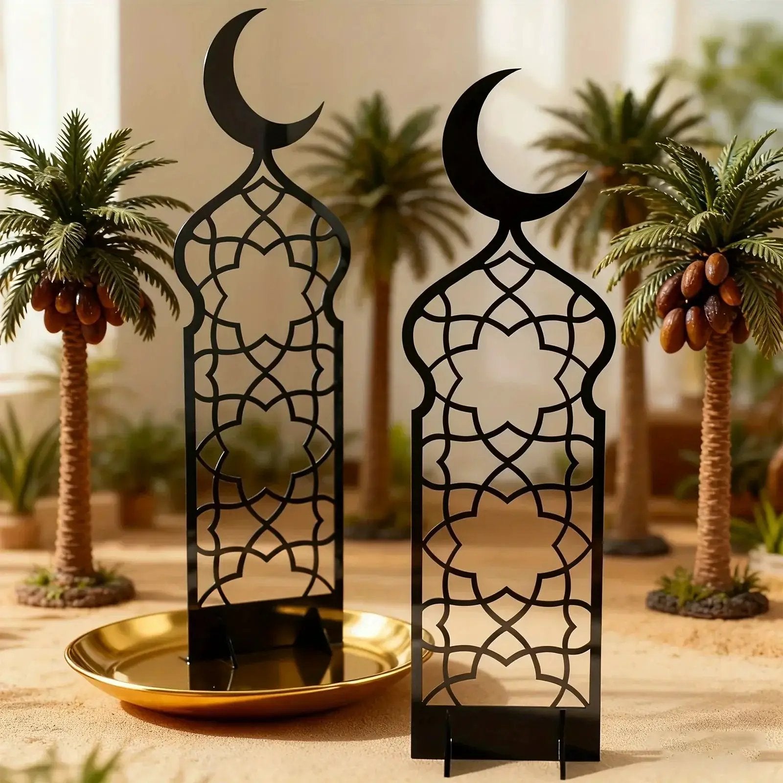 Ornament - Acrylic Flower Moon Set by House Of Avana