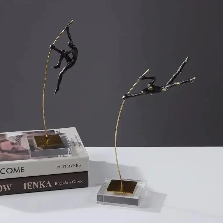 Abstract Acrobat Hanging Ring Sculpture by House Of Avana