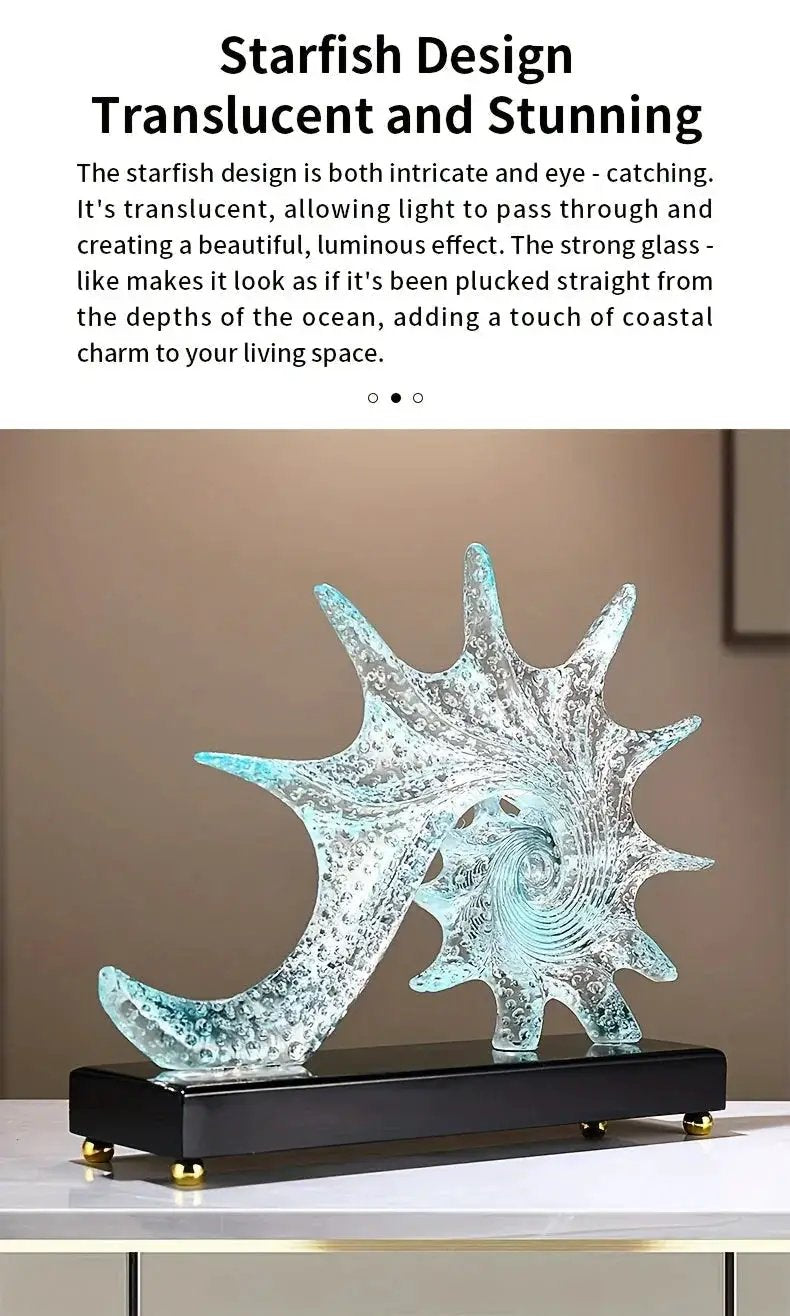 Ornament - Decorative Golden Starfish by House Of Avana