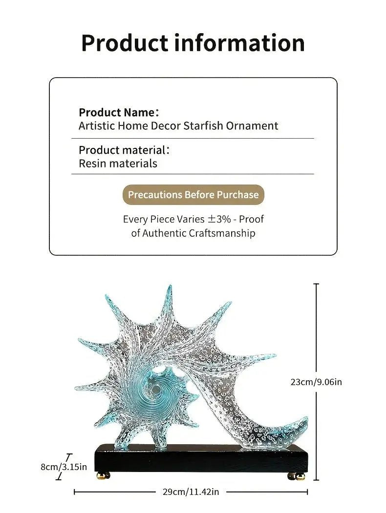 Ornament - Decorative Golden Starfish by House Of Avana