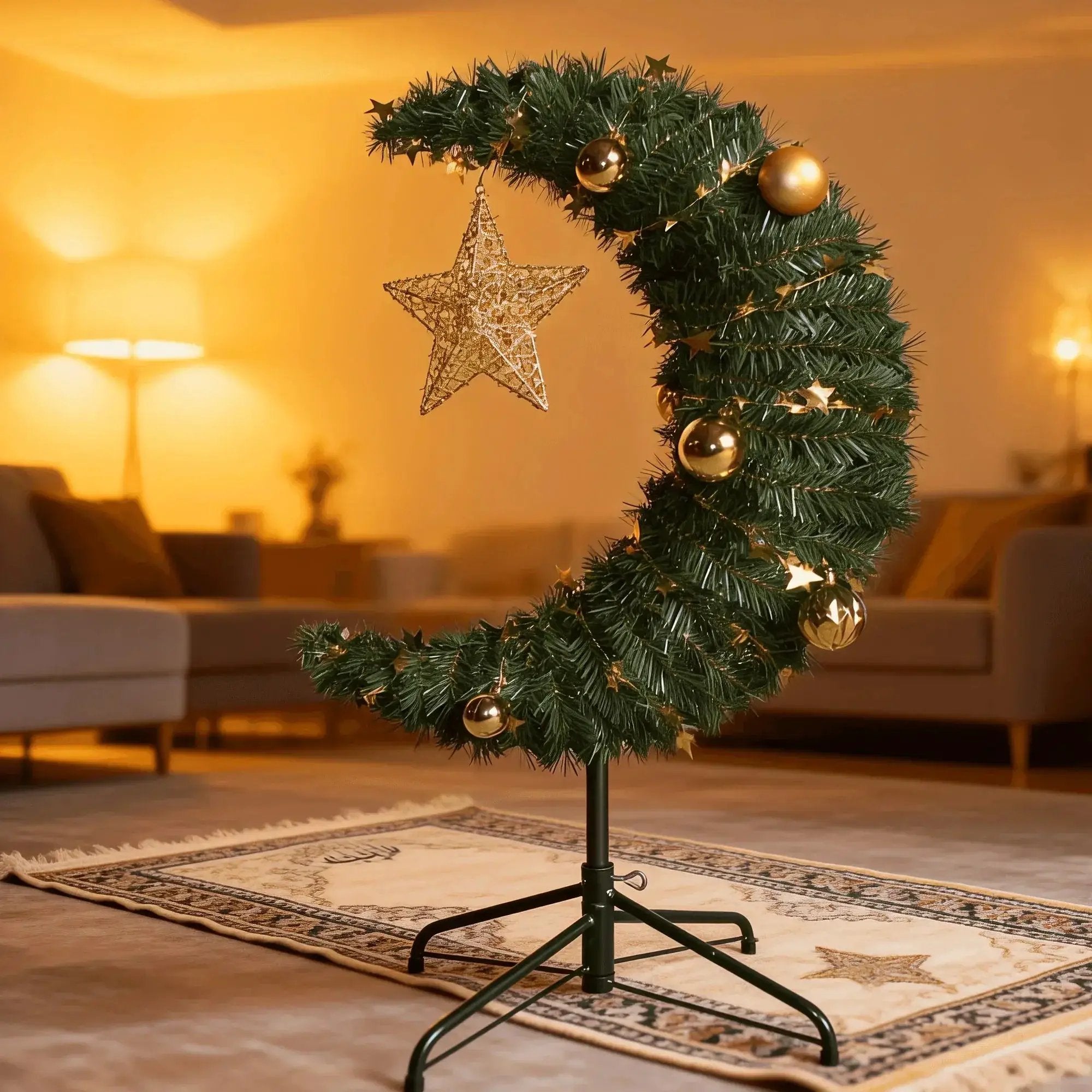 Ornament - Decorative Metal Gold Star by House Of Avana