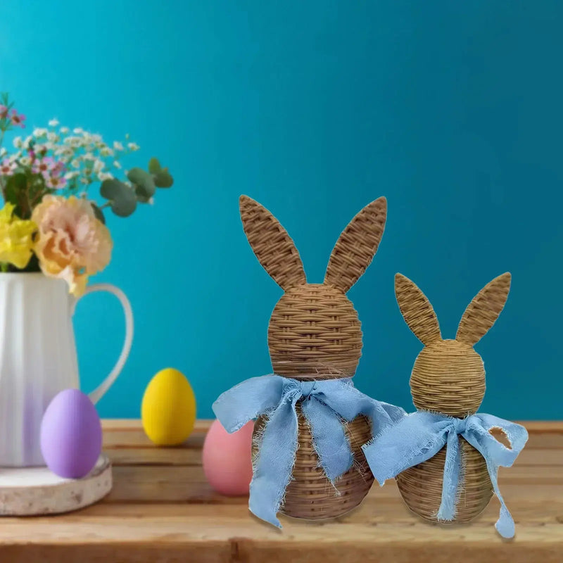 Ornament - Decorative Woven Rabbit by House Of Avana