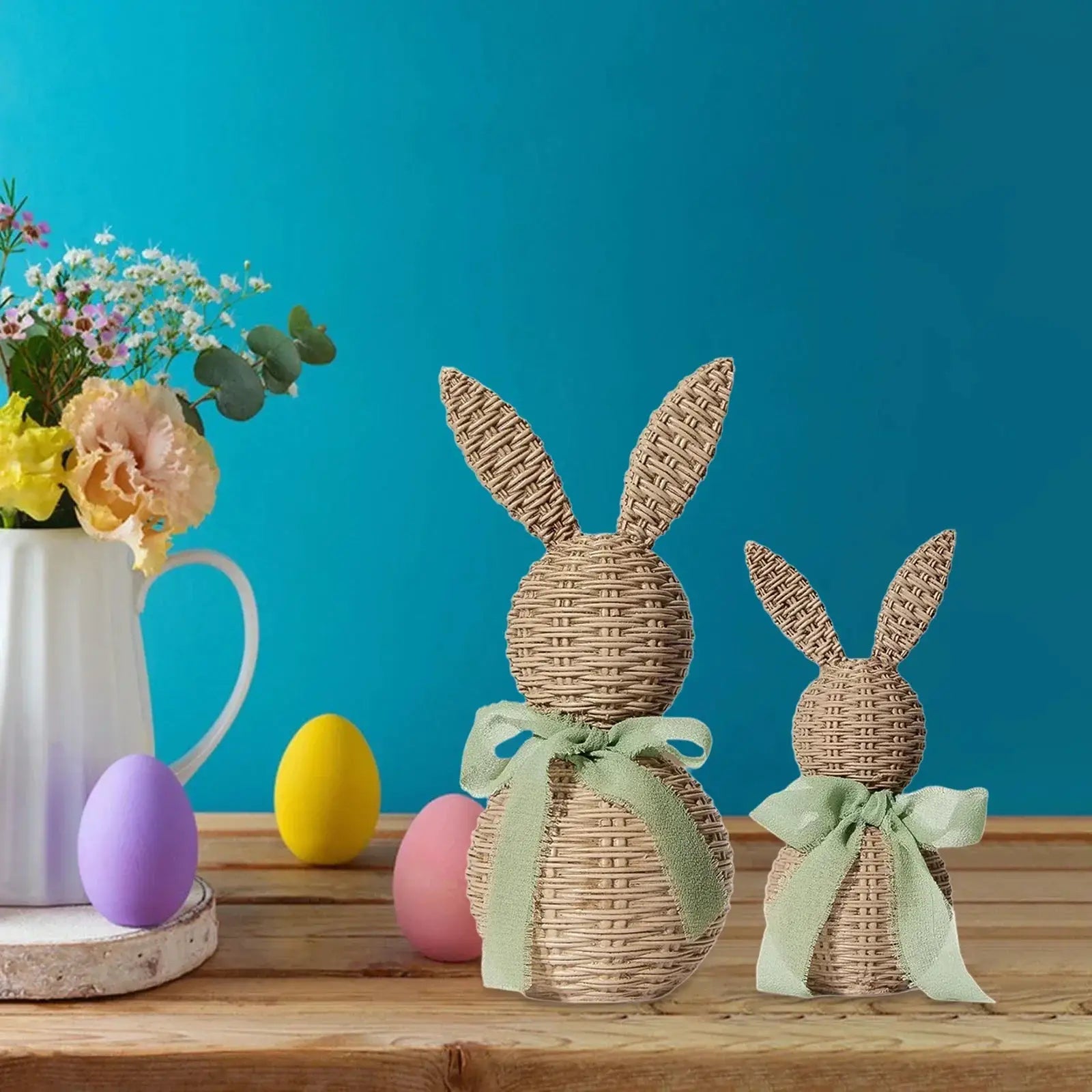 Ornament - Decorative Woven Rabbit by House Of Avana