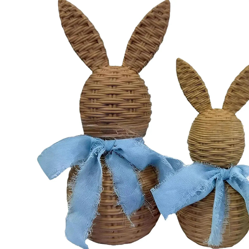 Ornament - Decorative Woven Rabbit by House Of Avana
