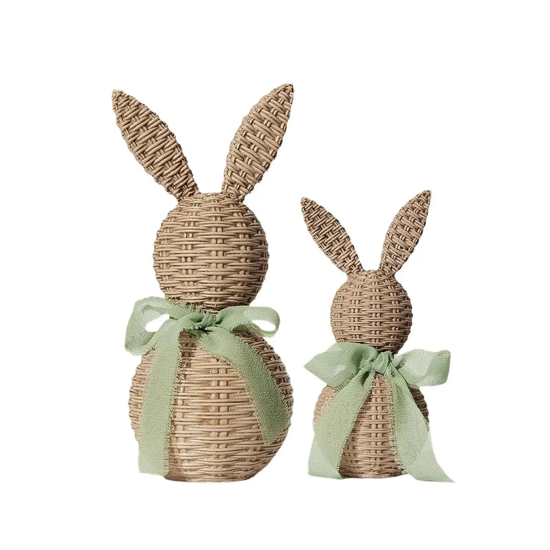 Ornament - Decorative Woven Rabbit by House Of Avana