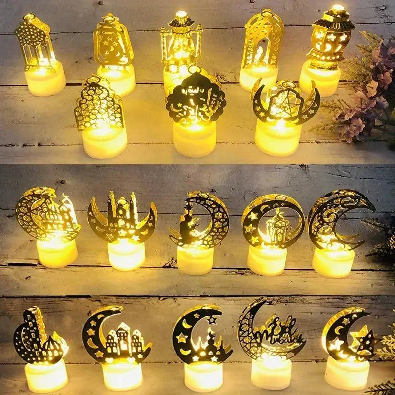 Ornament - LED Iron Candle Ramadan by House Of Avana