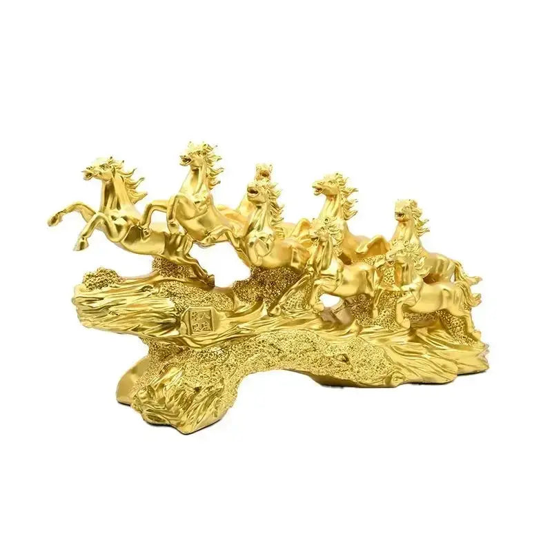 Ornament - Lucky Horse Ceramic 8 Inch by House Of Avana
