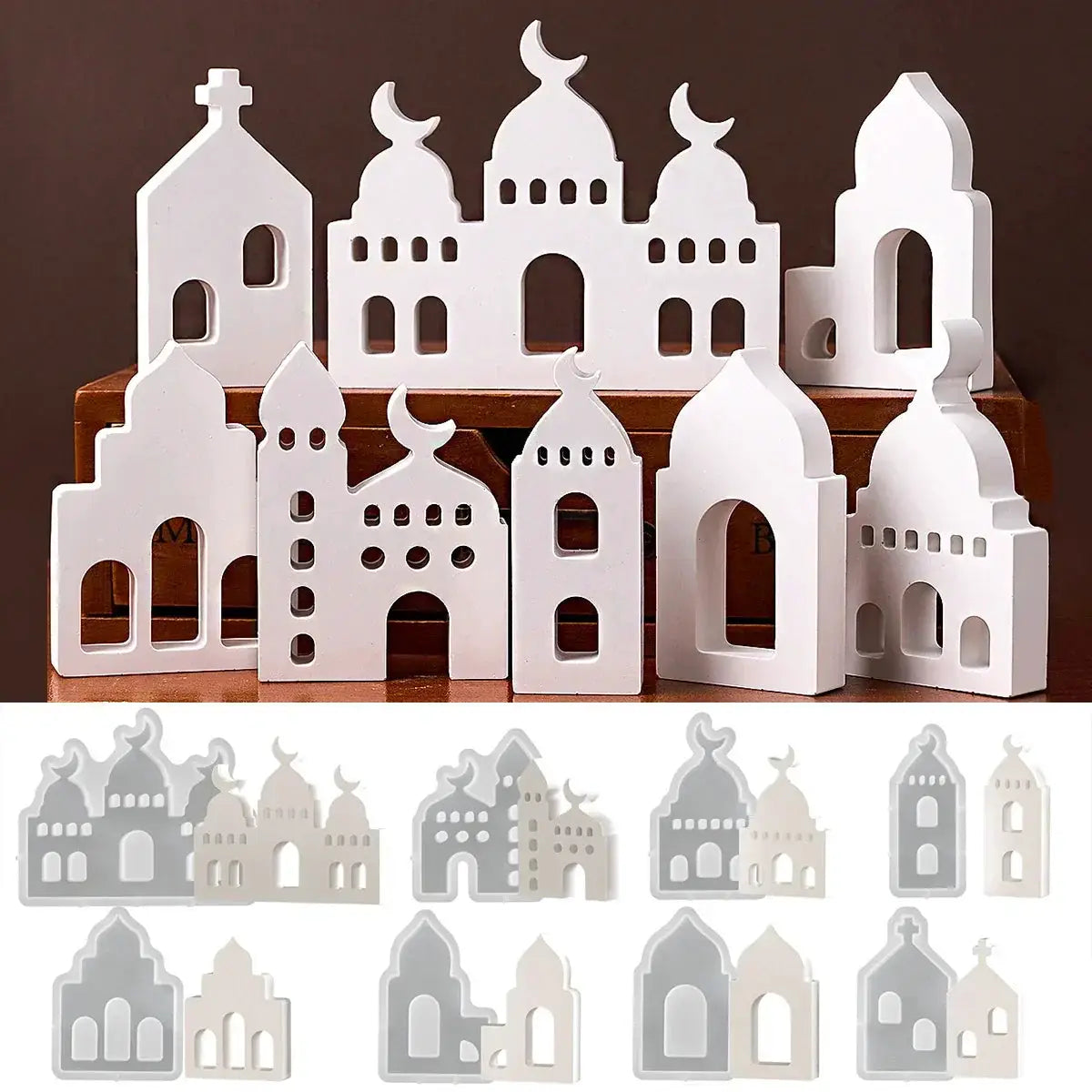 Ornament - Silicone Mosque Shape Hollow by House Of Avana