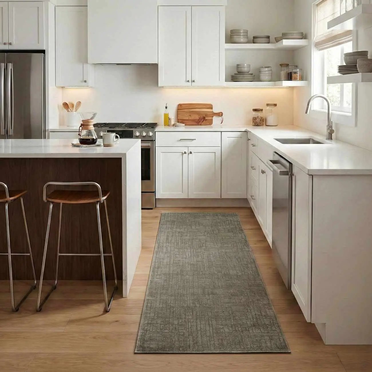 Leanna Green Washable Area Rug by Boutique Rugs