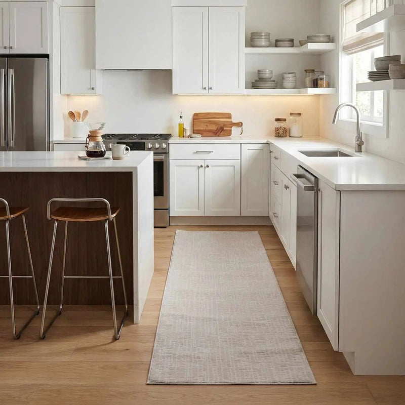 Leanna Cream Washable Area Rug by Boutique Rugs