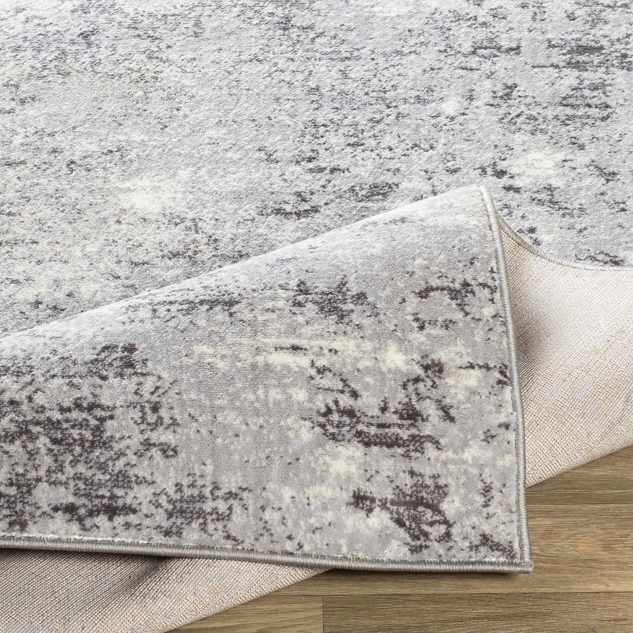 Ortonville Abstract Gray Rug by Boutique Rugs