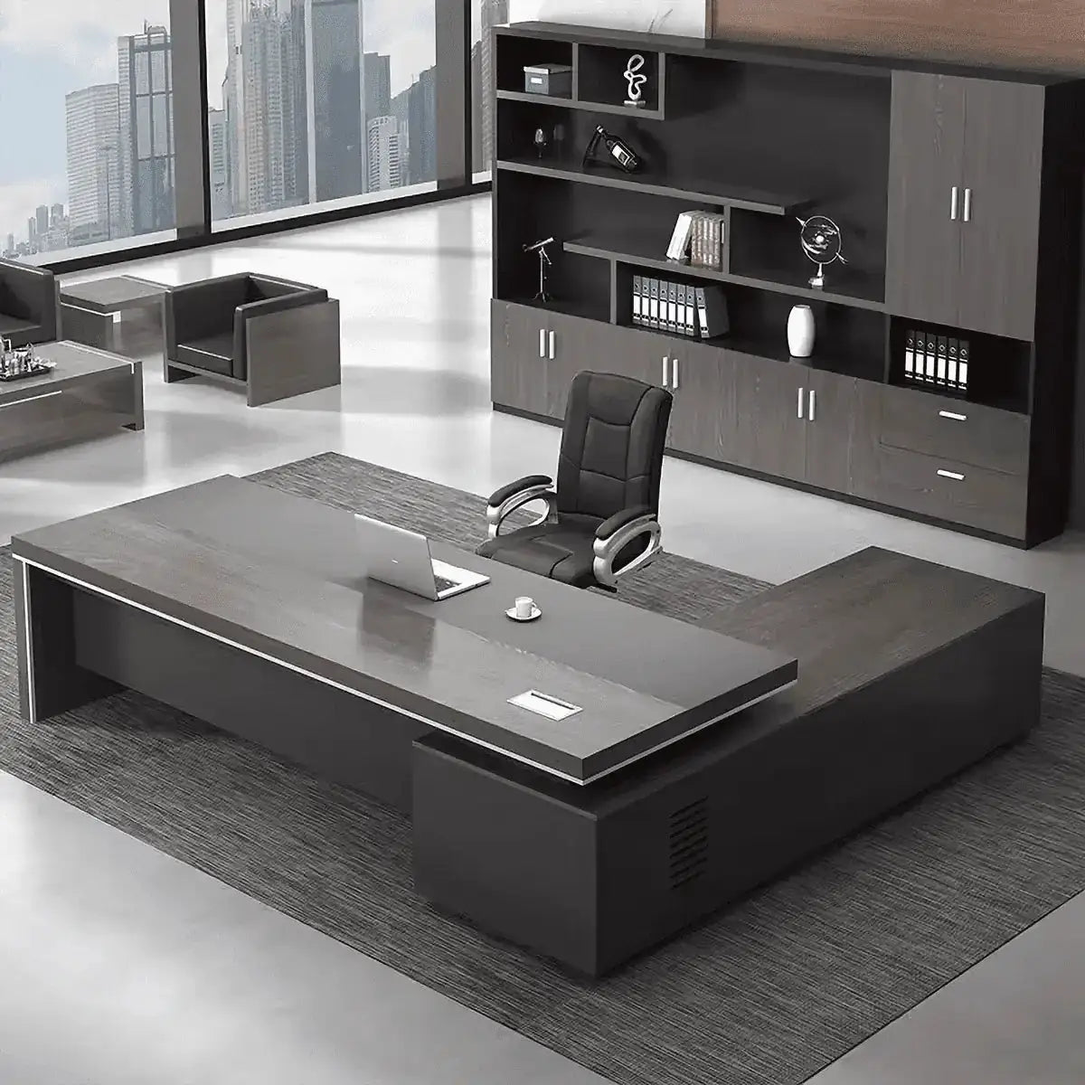 Acumen · Modern Executive L-Shaped Desk by Arc Grove