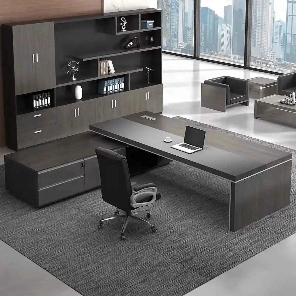 Acumen · Modern Executive L-Shaped Desk by Arc Grove