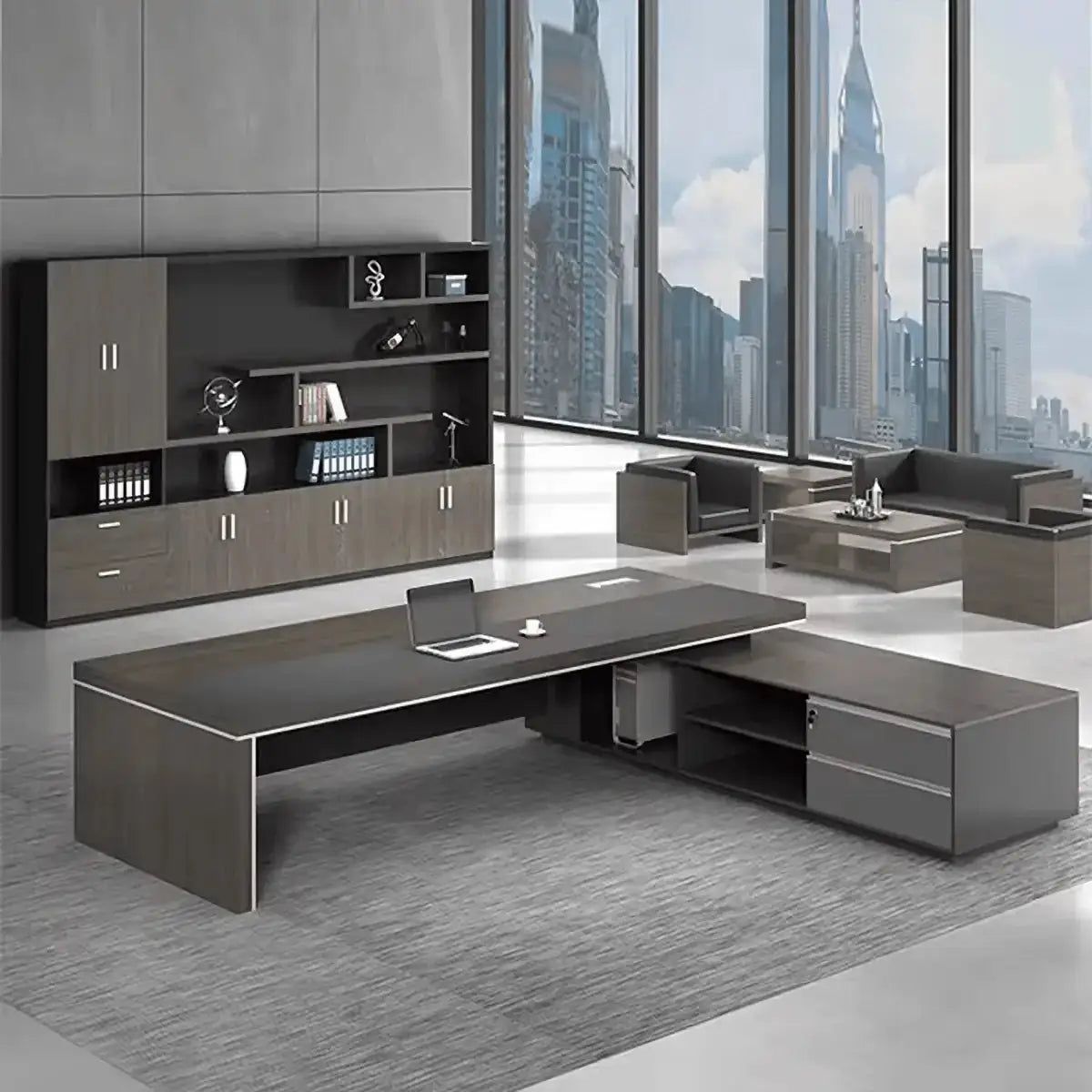 Acumen · Modern Executive L-Shaped Desk by Arc Grove