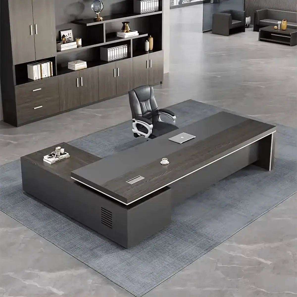 Acumen · Modern Executive L-Shaped Desk by Arc Grove