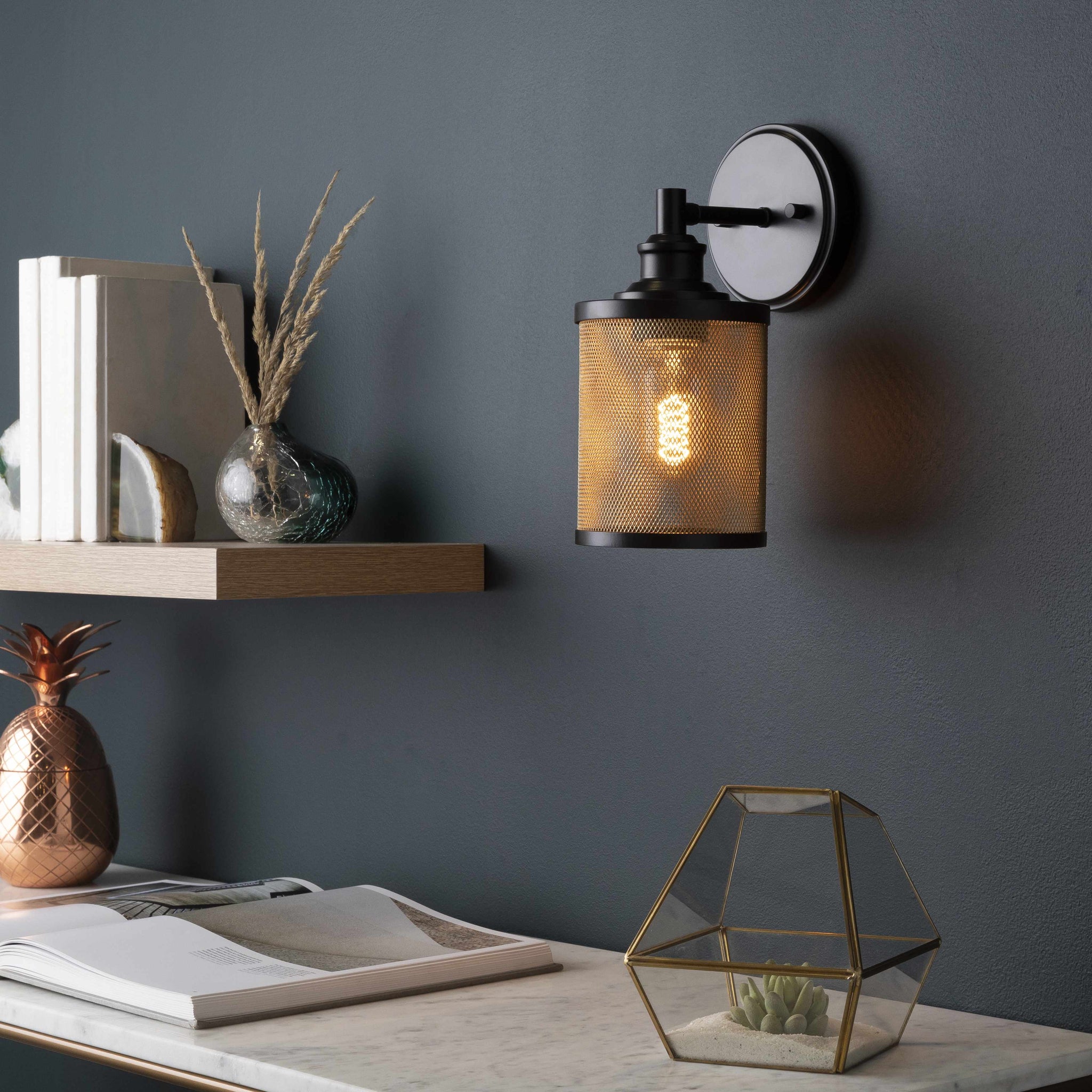 Oshoto Wall Sconces - Clearance by Boutique Rugs