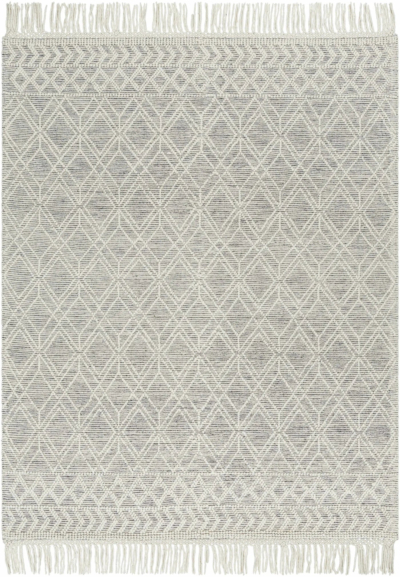 Ossun Wool Rug with Tassels by Boutique Rugs