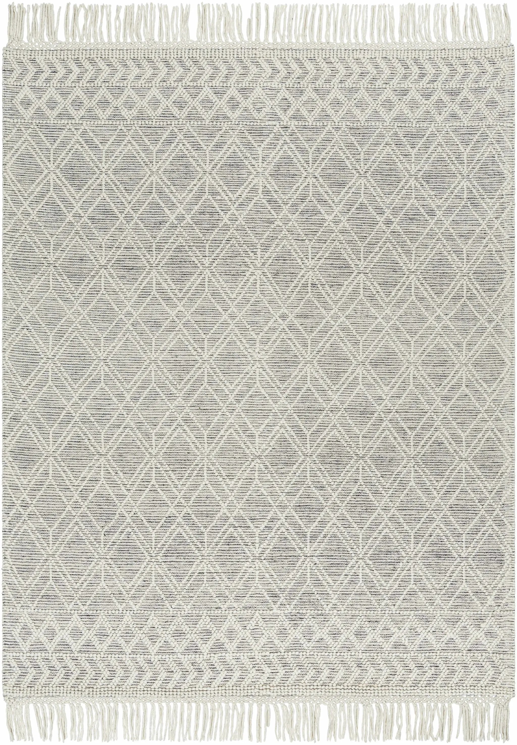Ossun Wool Rug with Tassels by Boutique Rugs