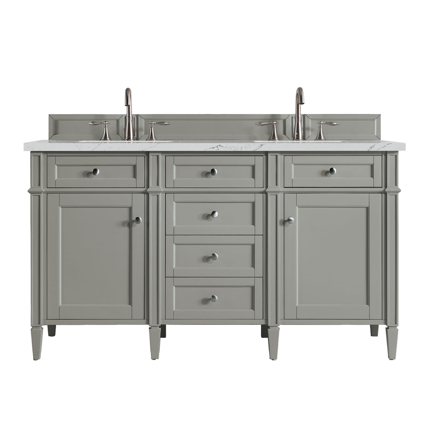 James Martin Brittany 60" Double Bathroom Vanity, Urban Gray by James Martin