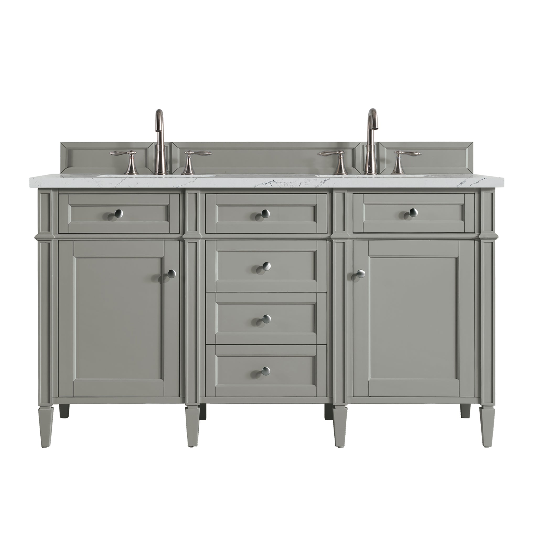 James Martin Brittany 60" Double Bathroom Vanity, Urban Gray by James Martin