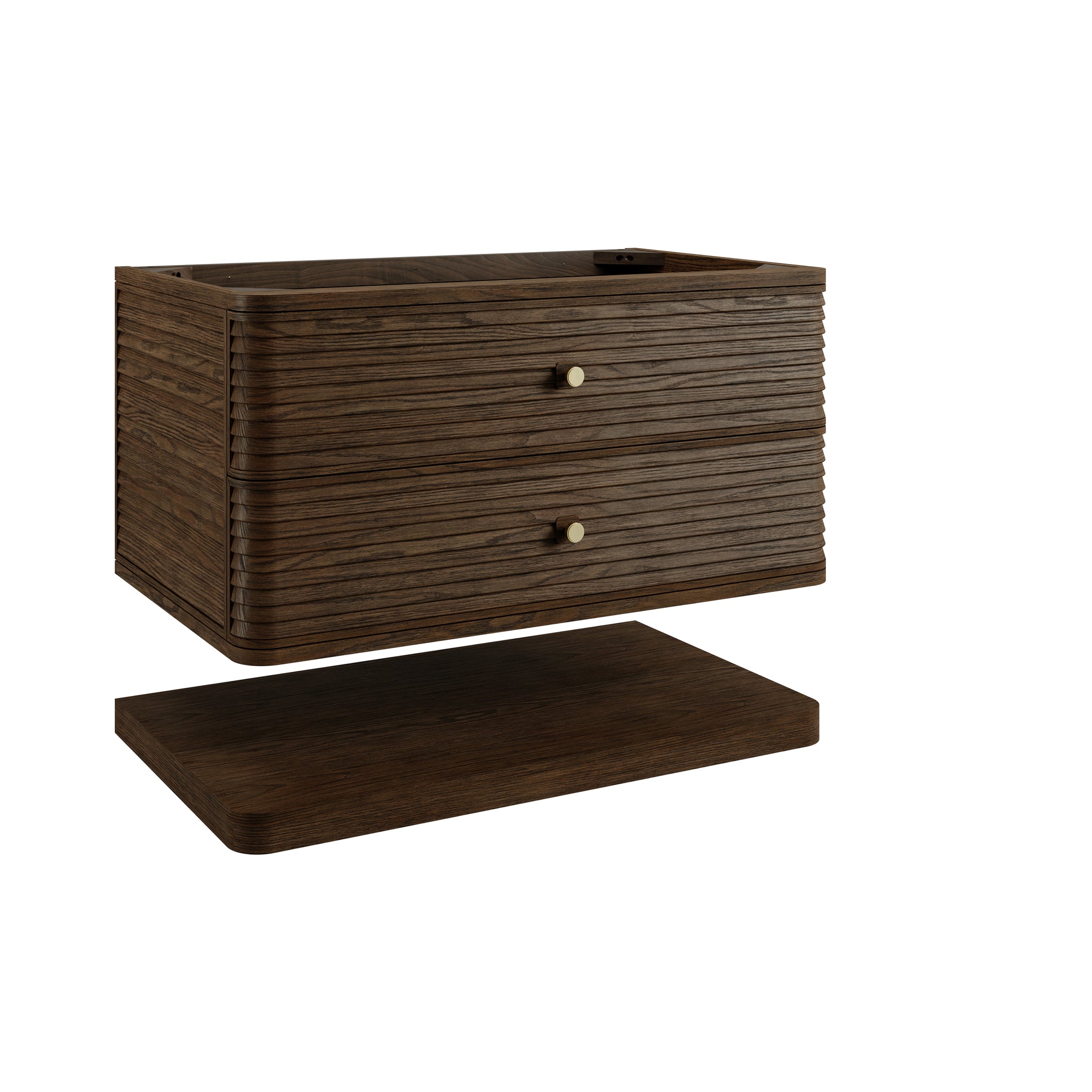 James Martin Allamari 36" Floating Single Bathroom Vanity, Sable by James Martin