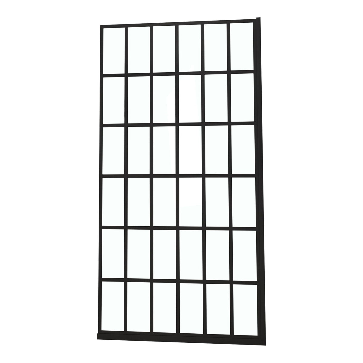Frameless Fixed Shower Door, Open Entry Design, photo 2 of 8