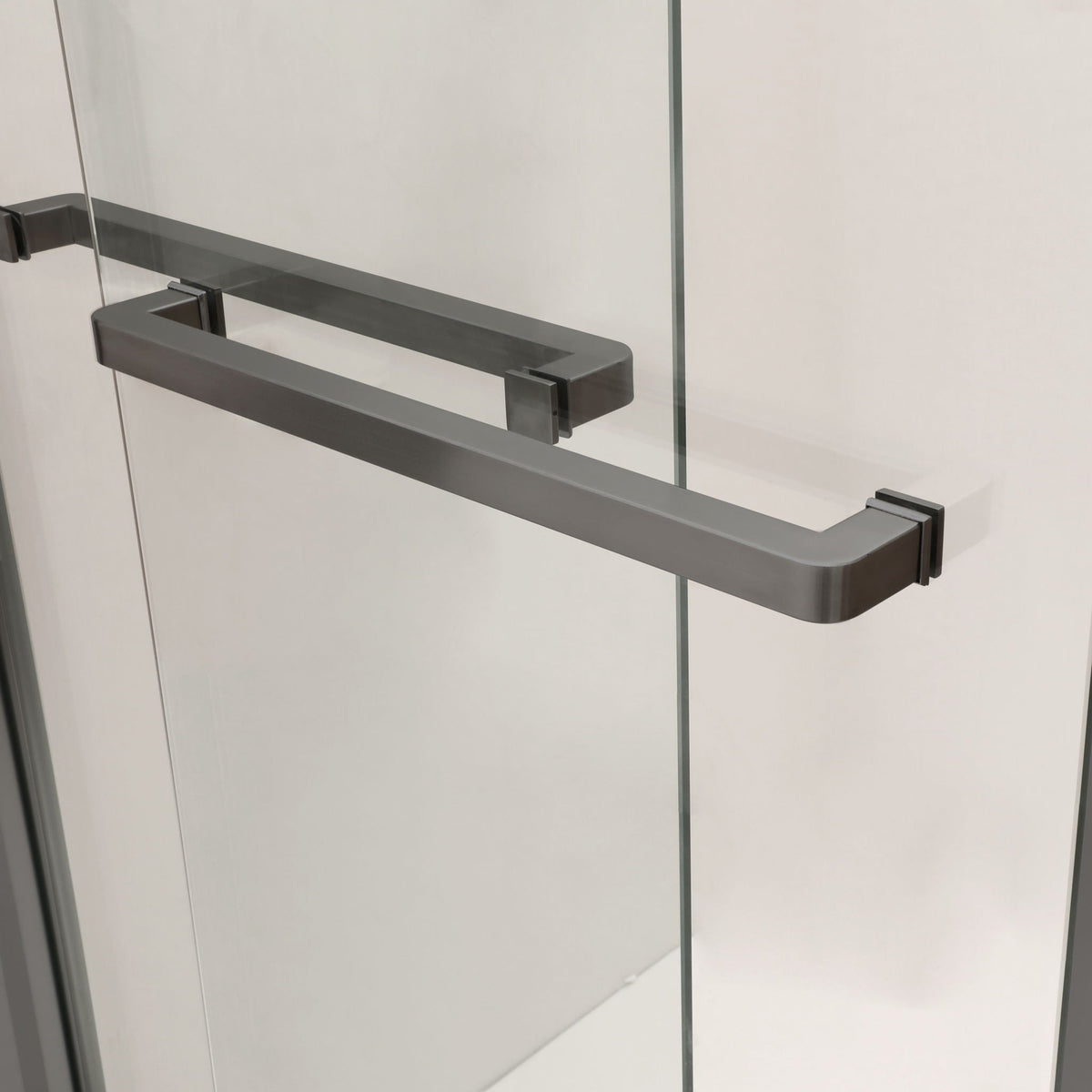 Modern Double Sliding Shower Enclosure, Tempered Glass, photo 9 of 12