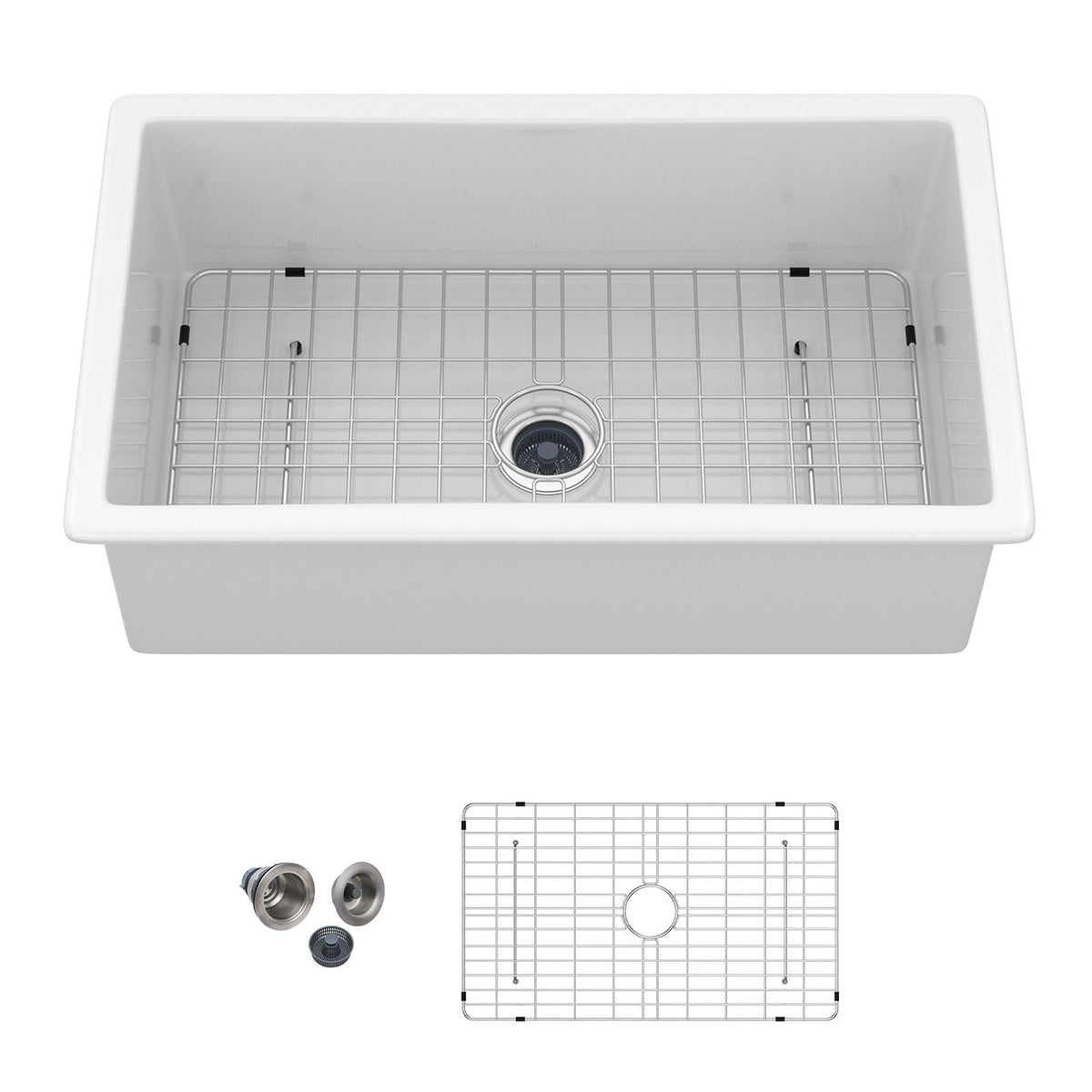 Rectangular Deep Single Bowl Kitchen Sink With Dual Mount Installation, photo 2 of 8