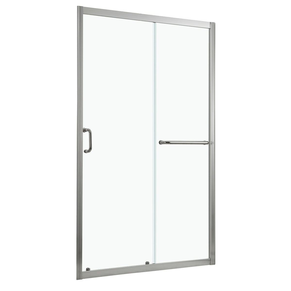 Single Sliding Bypass Shower Door Tempered Glass Enclosure, photo 2 of 15