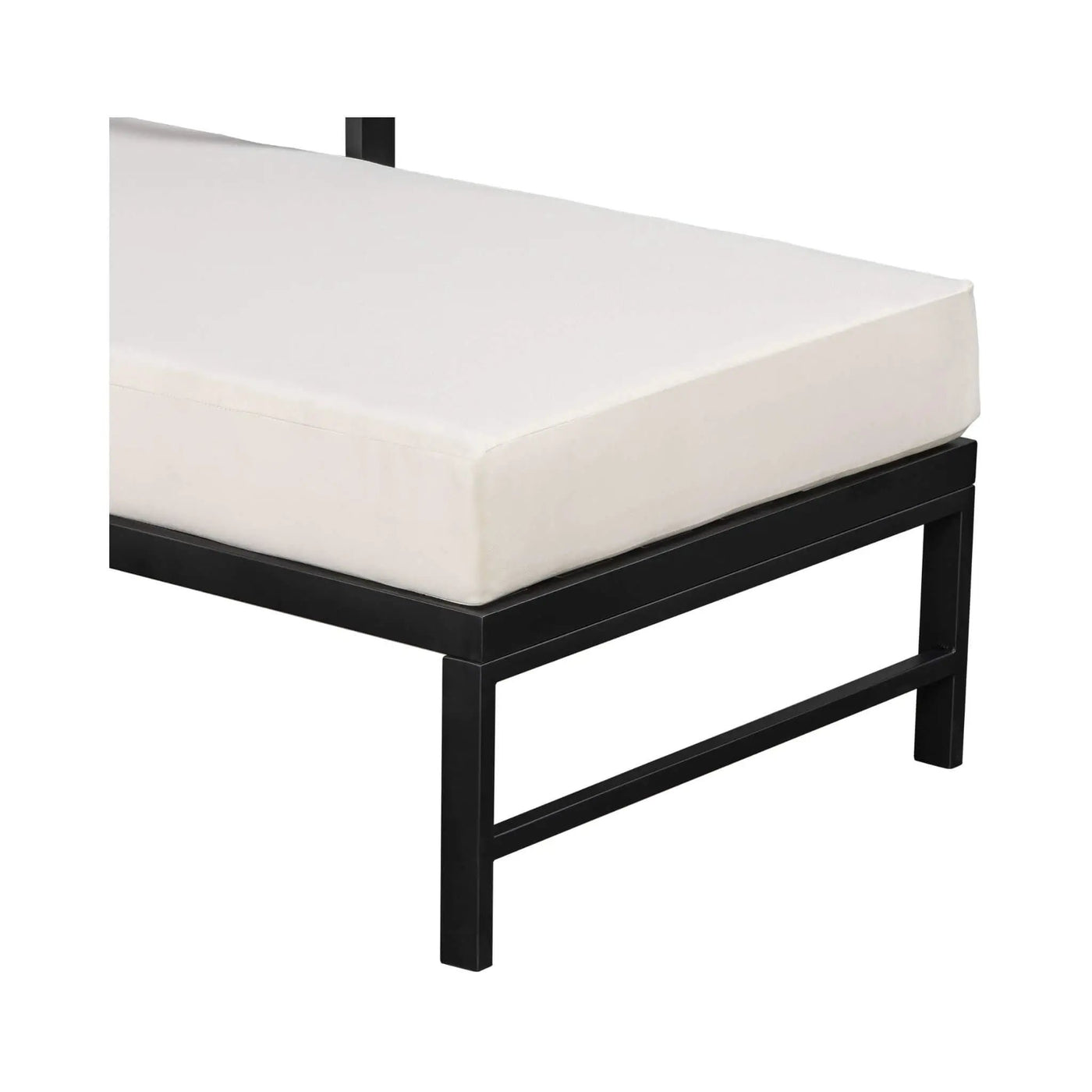 Outdoor 3-Person L-Shaped Patio Sofa With Iron Frame And Thick Cushions [No Coffee Table] (SAK70213) by SAKSBY WHOLESALE