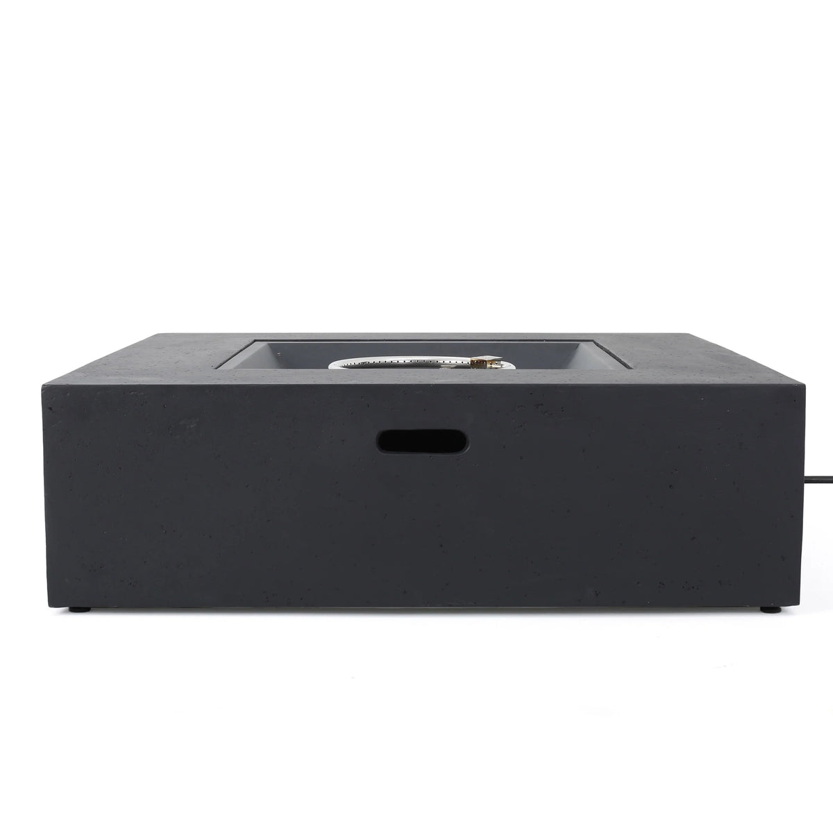 Outdoor 50000 BTU Propane Fire Pit, Dark Grey, with Tank Holder, photo 3 of 9