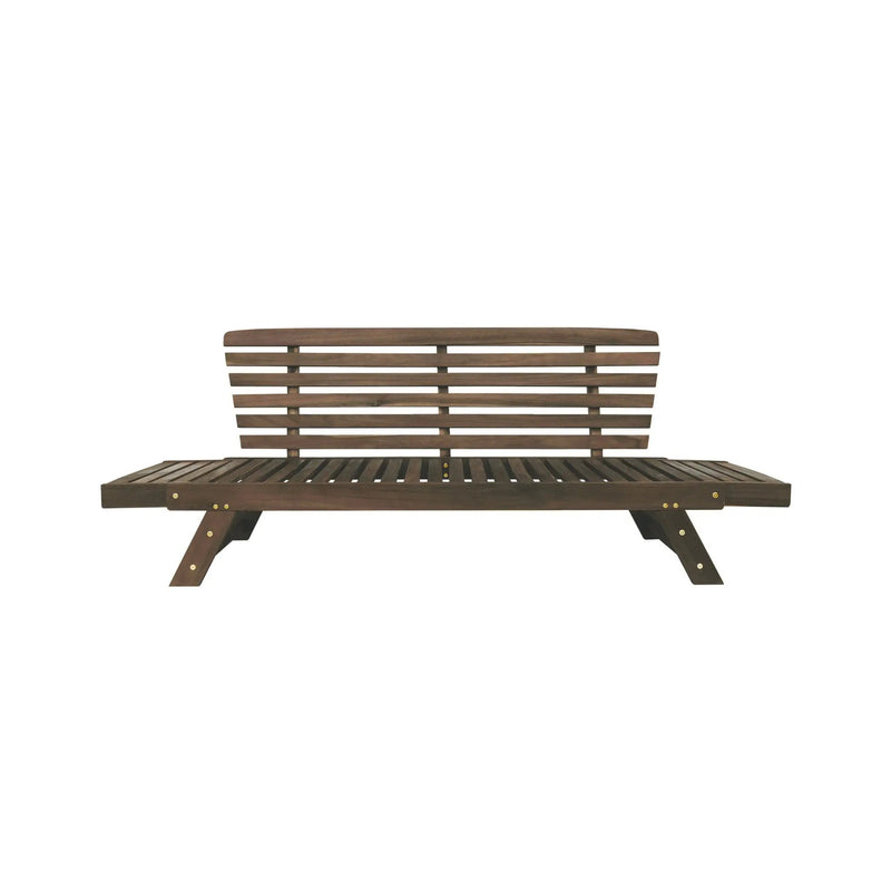Alora Outdoor Adjustable Wooden Patio Daybed Sofa With Cushions (SAK41345) by SAKSBY WHOLESALE