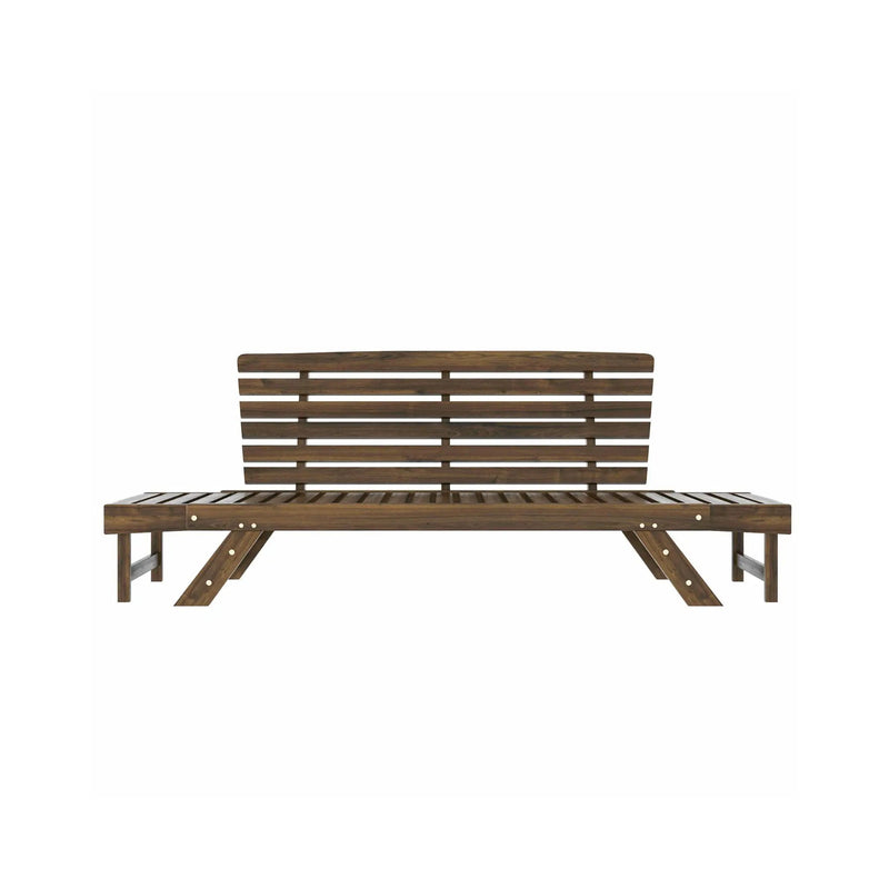 Alora Outdoor Adjustable Wooden Patio Daybed Sofa With Cushions (SAK41345) by SAKSBY WHOLESALE