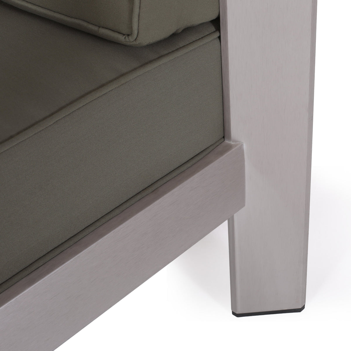 Outdoor Aluminum Loveseat – Low-Profile Patio Seating with Deep Cushions, photo 14 of 14